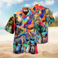 Colorful Wild Boar Hawaiian Shirt For Vacation Adventures Beach Events And Relaxed Warm Weather Style