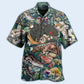 Lizard Hawaiian Shirt With All Over Print For Summer Events Coastal Travel And Comfortable Styling