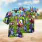 Donkey Be Smart Be Badass Hawaiian Shirt For Coastal Trips Nature Inspired Outings And Everyday Wear