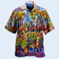 Sunflower Spring Donkey Hawaiian Shirt With All Over Print For Vacation Parties Beach Outings And Relaxed Daily Wear