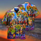 Sunflower Spring Donkey Hawaiian Shirt With Detailed Graphic For Vacation Parties Beach Outings And Relaxed Daily Wear