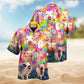Playful Piglet Distraction Hawaiian Shirt For Tropical Travel Outdoor Parties And Relaxed Casual Wear