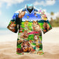 Scuba Diving Weekend Humor Hawaiian Shirt Detailed Pattern View For Thoughtful Gifting
