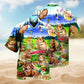 Scuba Diving Weekend Humor Hawaiian Shirt Relaxed Style View For Summer Travel