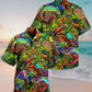 Abstract Chameleon Animals Full Hawaiian Shirt For Coastal Adventures And Warm Weather Wear