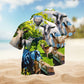 Goat Adventure Hawaiian Shirt For Coastal Adventures Outdoor Gatherings And Casual Warm Weather Wear