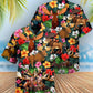 Happy Moose Animals Aloha Hawaiian Shirt For Summer Events And Casual Outdoor Wear
