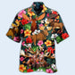 Happy Moose Animals Aloha Hawaiian Shirt Artwork View For Coastal Escapes And Resort Style