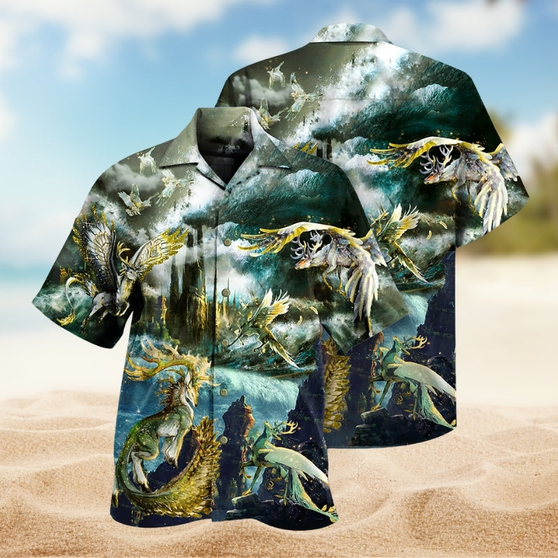 Animals Legendary Hawaiian Shirt For Tropical Holidays, Outdoor Gatherings, And Everyday Comfort