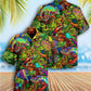 Chameleon Animals Hawaiian Shirt Design Detail For Beach Days And Holiday Travel