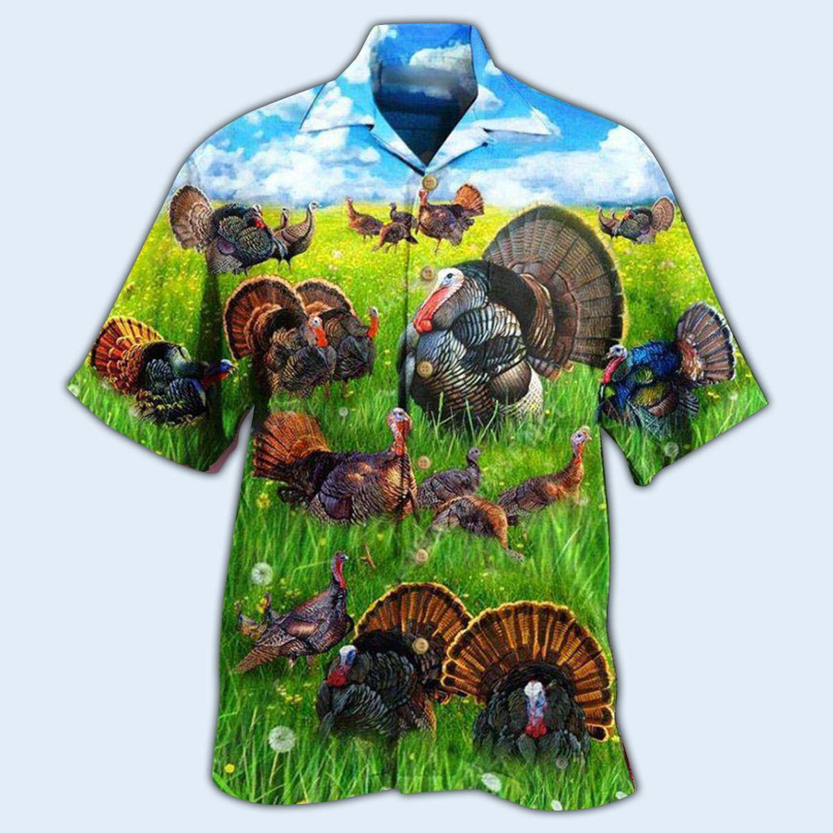Turkey Animals Hawaiian Shirt For Vacation Days And Relaxed Coastal Outings