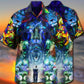 Colorful Lion Hawaiian Shirt With Detailed Graphic For Beach Getaways Resort Outings And Thoughtful Gifting