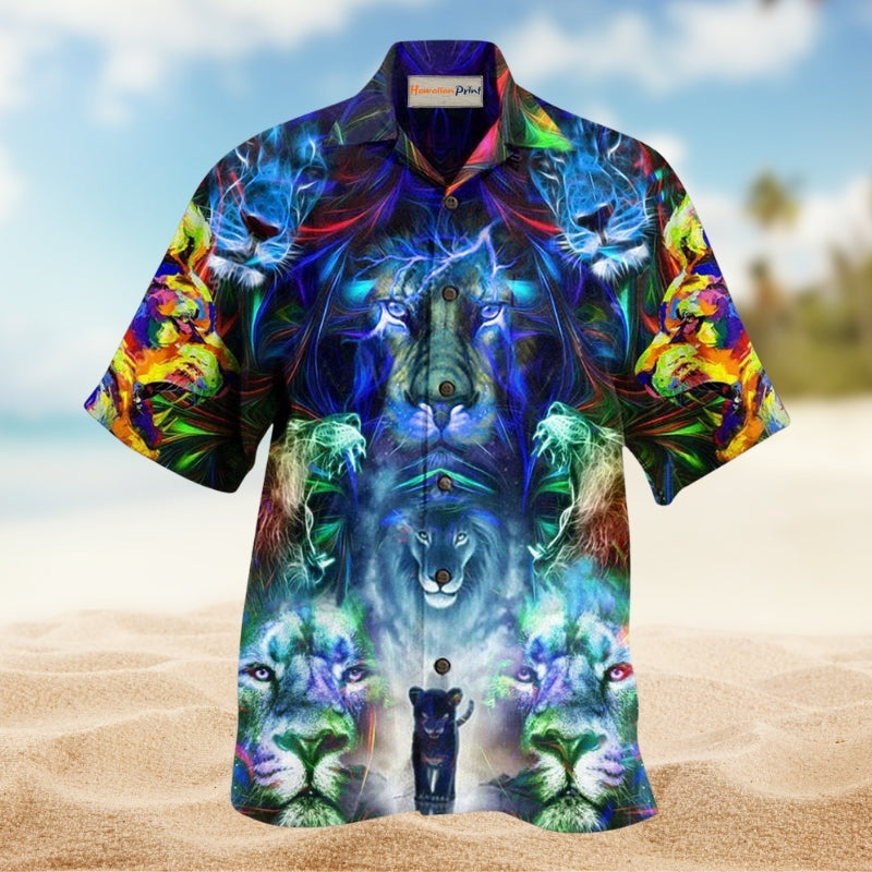 Lion Becoming King Hawaiian Shirt For Vacation Adventures Beach Events And Relaxed Warm Weather Style