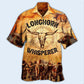 Longhorn Cow Hawaiian Shirt With All Over Print For Resort Travel Summer Outings And Casual Gatherings