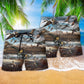 Animals Love Canada Geese Hawaiian Print Beach Shorts For Poolside Relaxation And Everyday Comfort
