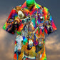 Donkey Animals Smiling Hawaiian Shirt For Warm Weather Adventures And Everyday Comfort