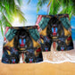Monkey Mandrill Animal Love Their Forest Beach Shorts For Relaxed Warm Weather Wear