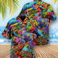 Chameleon Animals Looks Hawaiian Shirt Design Detail For Sunny Adventures And Casual Wear
