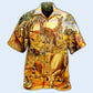 Cute Kangaroo Animals Spirit Animal Hawaiian Shirt Artwork Detail For Tropical Trips And Casual Outings