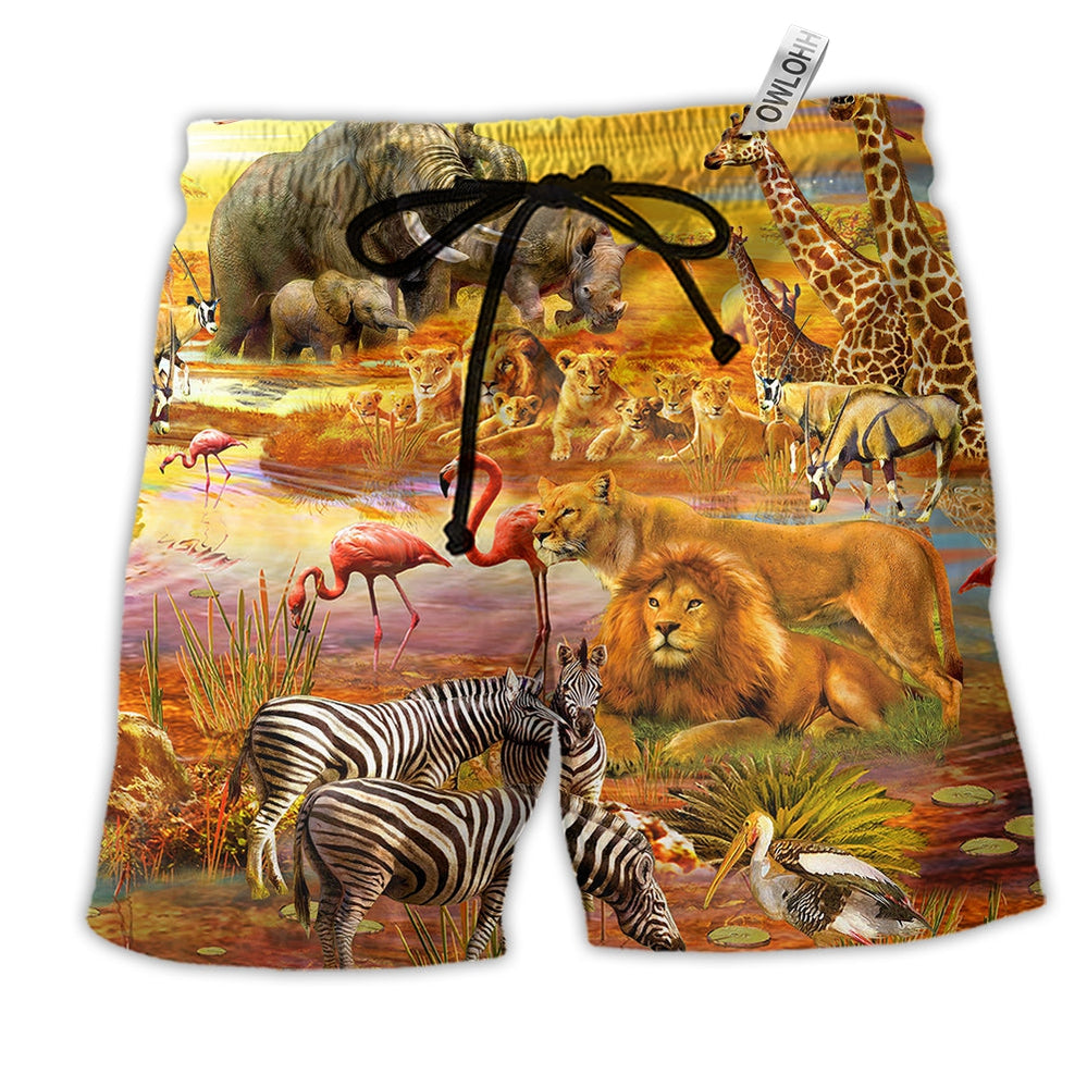 Animal Proctect Wildlife Protect The Future Beach Shorts For Warm Weather Trips And Everyday Use