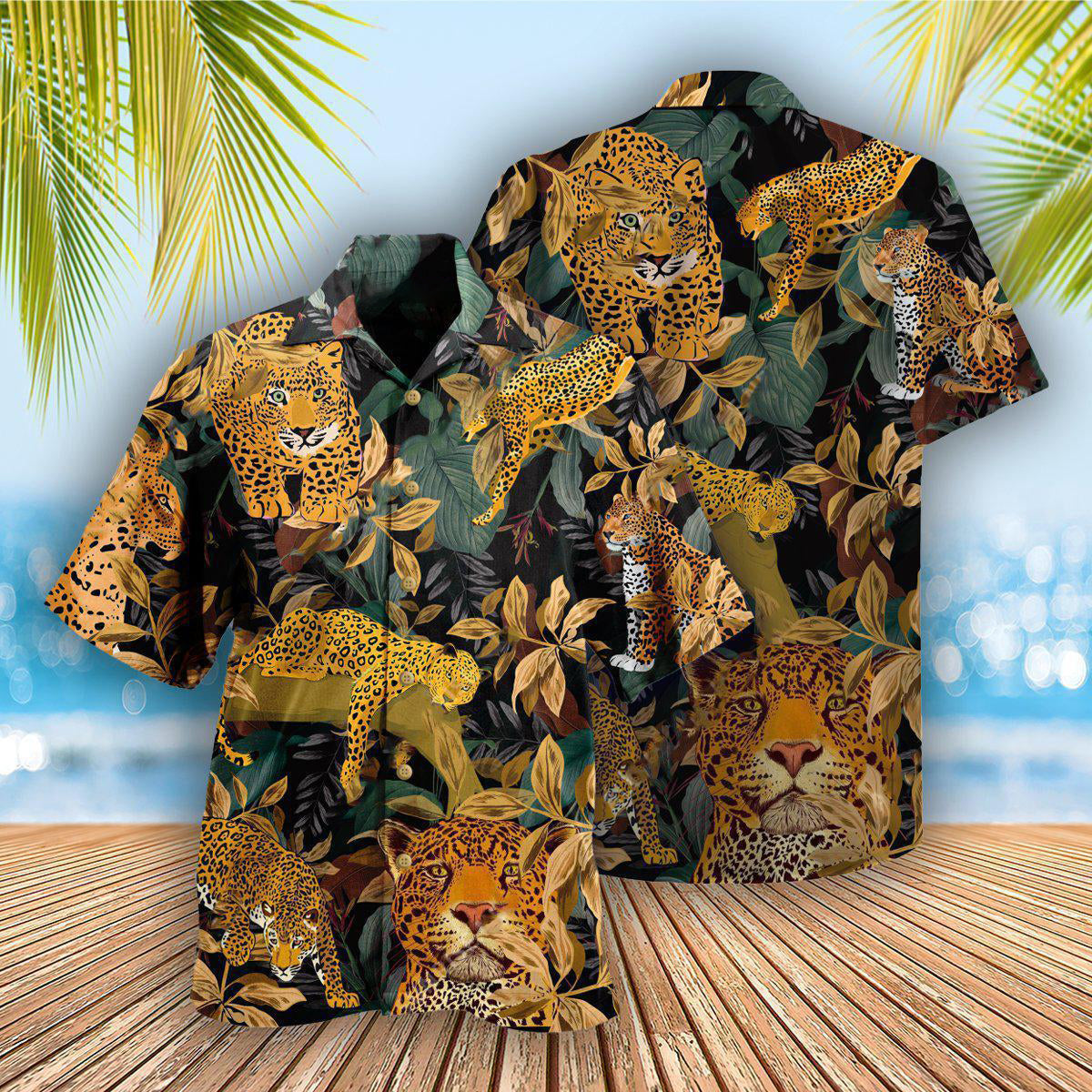 Leopard Animals Proud Natural Hawaiian Shirt For Vacation Days And Relaxed Coastal Outings