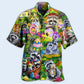 Raccoon Hawaiian Shirt With All Over Print For Tropical Travel Beach Gatherings And Comfortable Wear