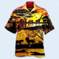 Animals Safari Hawaiian Shirt Design Detail For Sunny Adventures And Casual Wear