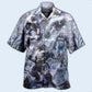 Gorilla Hawaiian Shirt With Detailed Graphic For Tropical Parties Vacation Travel And Casual Summer Style