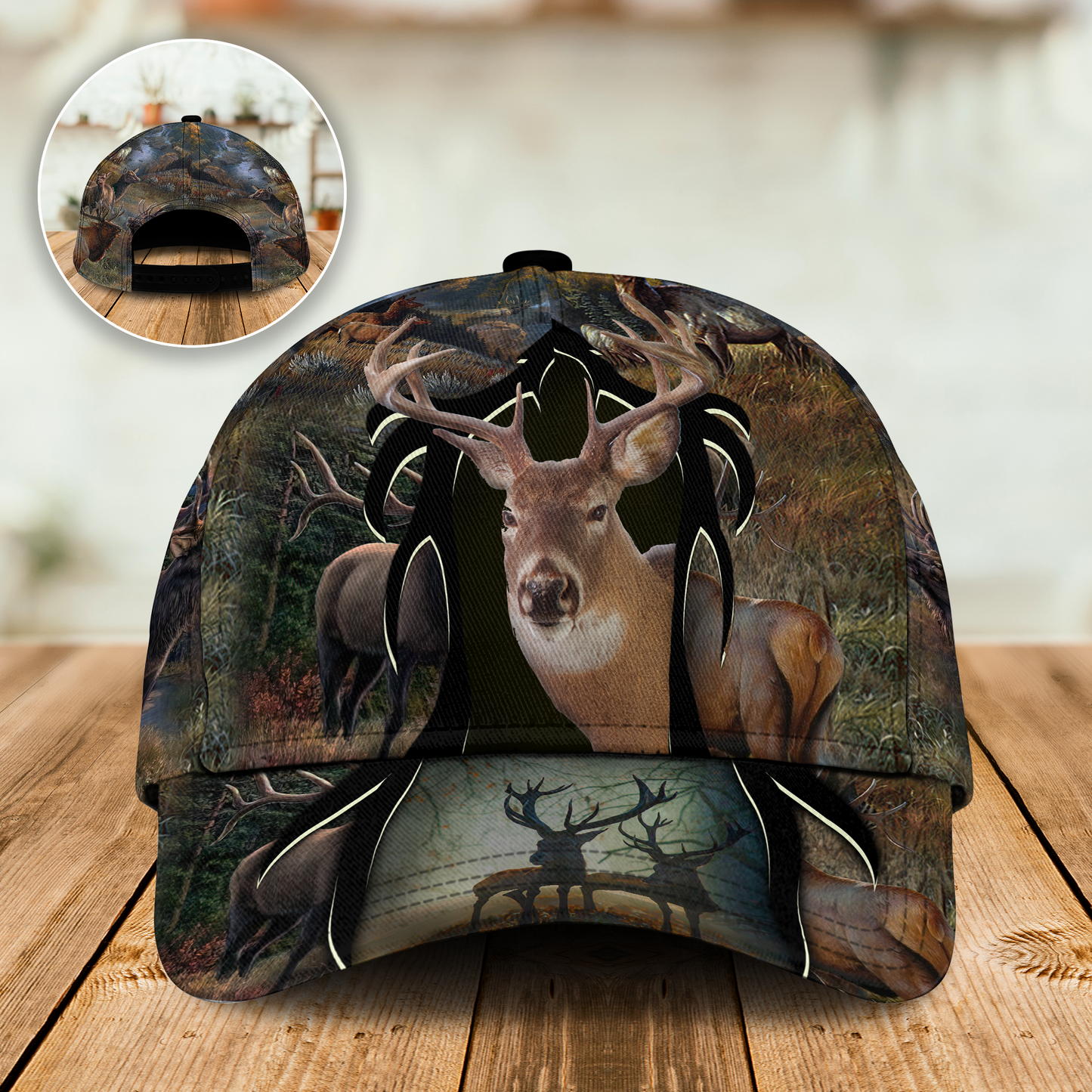 Animals Beautiful Country Elk Classic Cap For Beach Vacations Outdoor Trips And Everyday Comfort