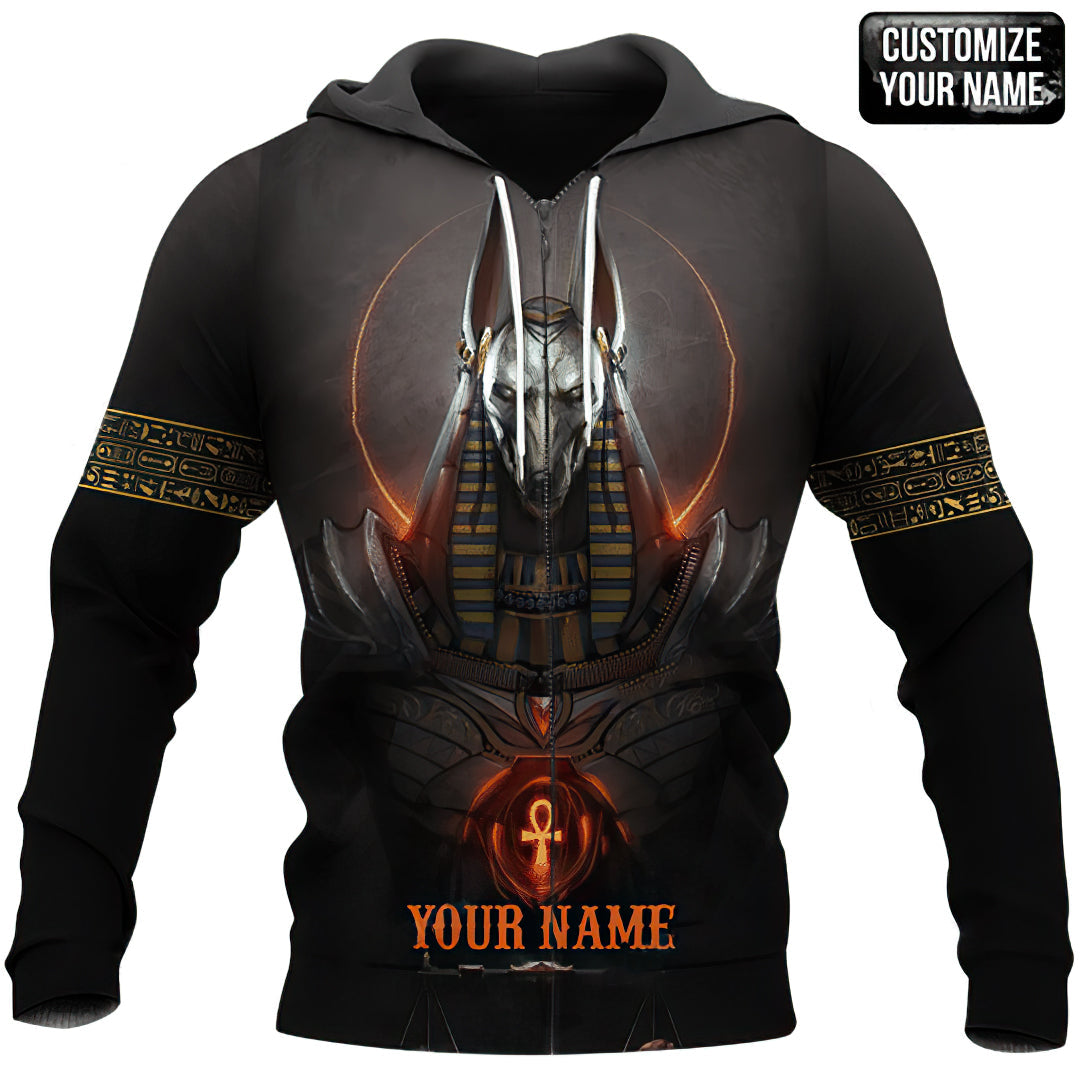 Anubis Personalized Hoodie For Mythology Inspired Streetwear Outdoor Events And Style