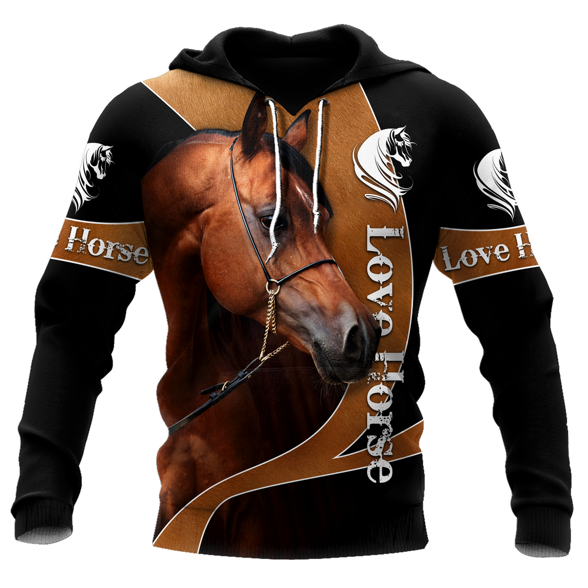 Arabian Horse Best Friend Hoodie For Equestrian Inspired Outfits Travel And Seasonal Gifting