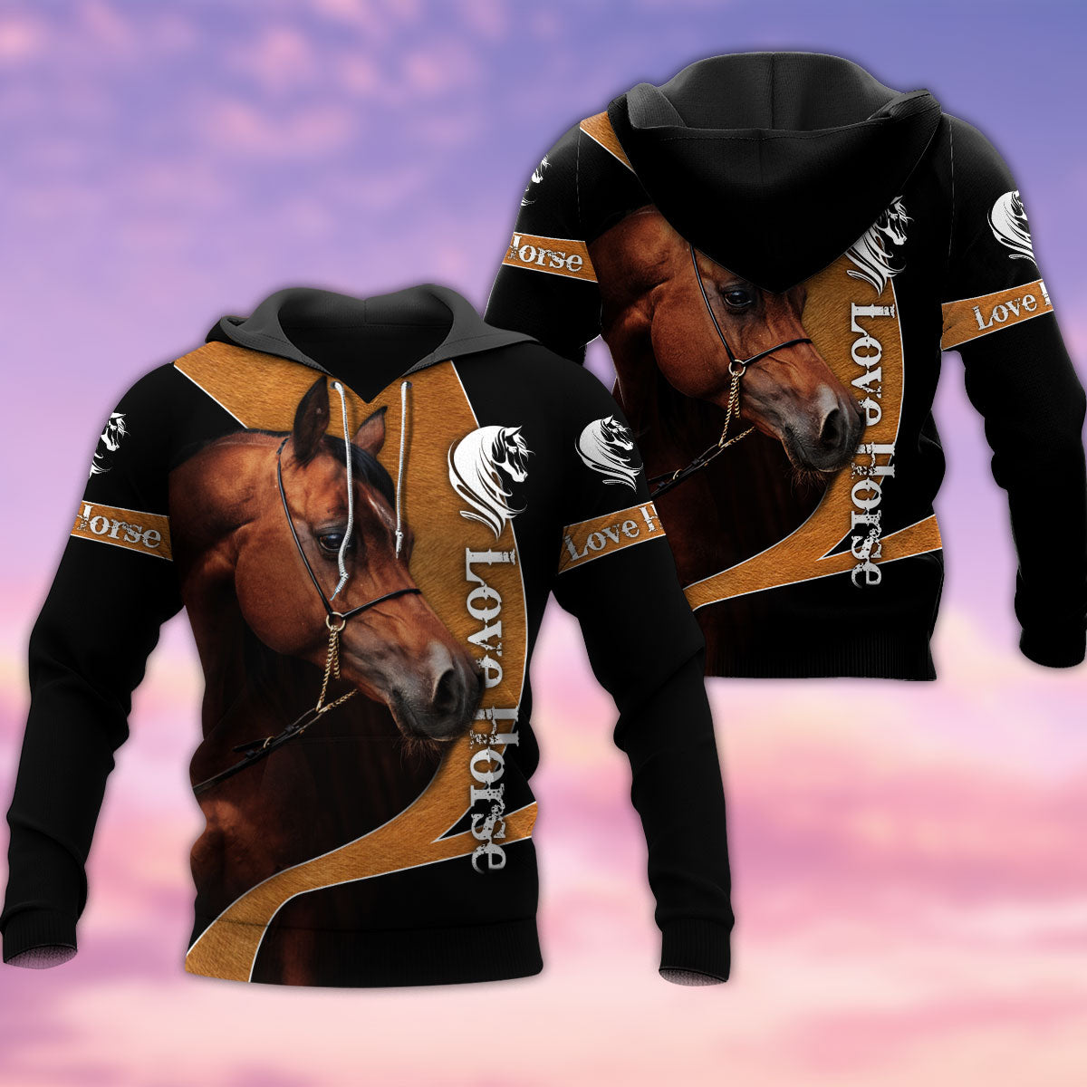 Arabian Horse Best Friend Hoodie For Equestrian Inspired Outfits Travel And Seasonal Gifting