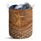 Small Size Archery Rattan Texture Lover Laundry Basket For Bathroom Bedroom Storage