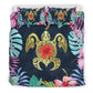 Hawaii Turtle Ocean Bedding Cover For Coastal Bedroom Decor