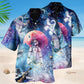 Galaxy Astronaut Mysterious Hawaiian Shirt For Resort Trips, Coastal Parties, And Warm Weather Style