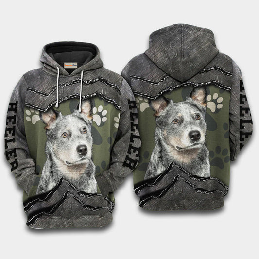Australian Cattle Dog Friend Hoodie For Nature Inspired Streetwear Weekend Trips And Comfort