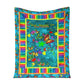 Autism Accept Understand Love Autism Awareness Flannel Blanket For Cozy Bedroom Sofa Decor