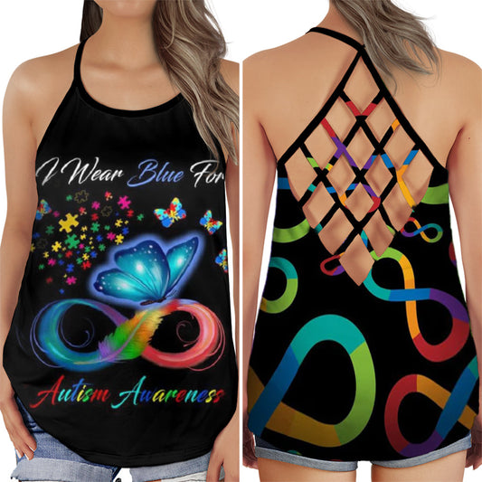 Autism Wear Blue Awareness Hollow Tank Top For Community Events And Positive Support