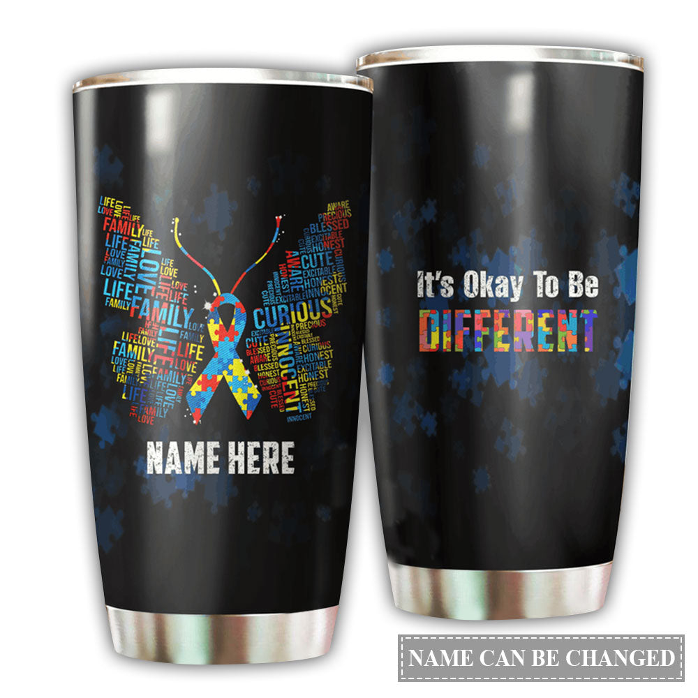 Autism Awareness Personalized 20 Oz Tumbler For Coffee Travel And Daily Drinks