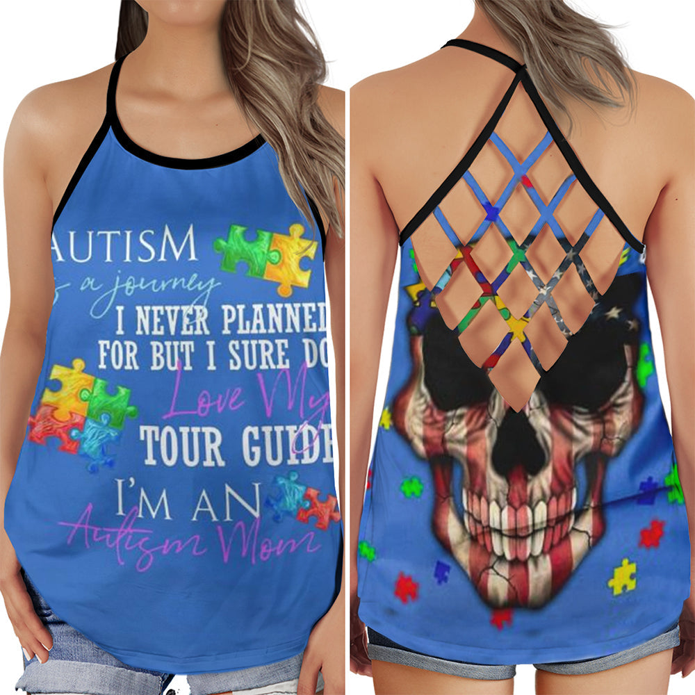 Autism Journey Awareness Mom Hollow Tank Top For Community Events And Positive Support