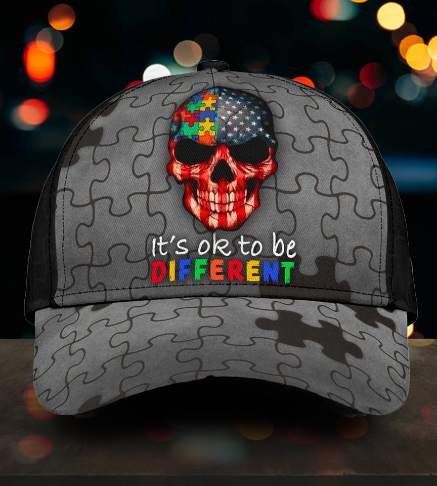 Autism Its Okay To Be Different Classic Cap For Casual Travel Parties And Comfortable Outdoor Wear