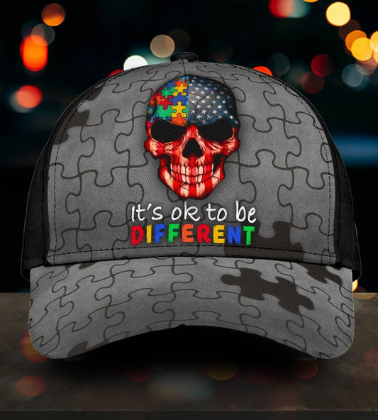 Autism Its Okay To Be Different Classic Cap For Casual Travel Parties And Comfortable Outdoor Wear