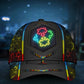 Autism Neon Flag Carbon Classic Cap For Daily Styling Weekend Travel And Outdoor Activities