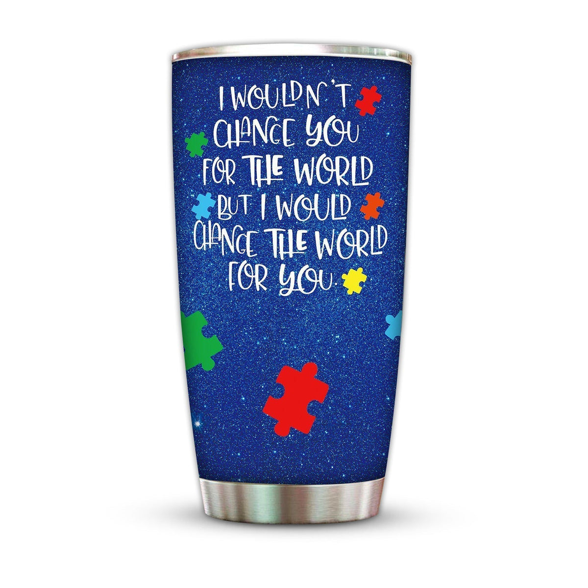 Autism Love Autism 20 Oz Tumbler For Coffee Travel And Daily Drinks