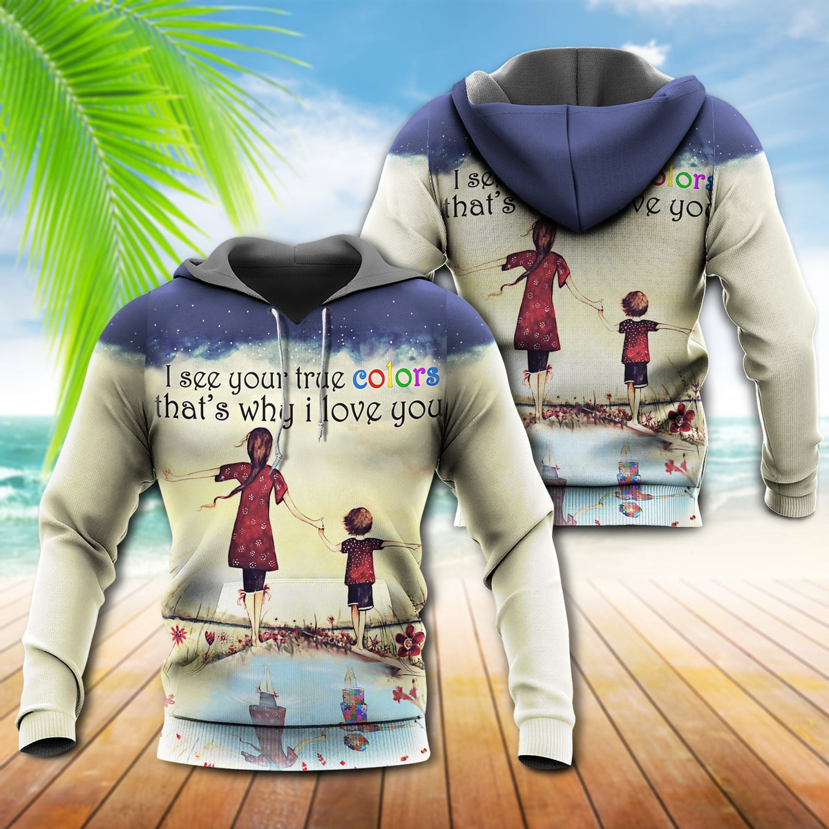 Autism True Colors Hoodie For Meaningful Gatherings Casual Style And Thoughtful Gifts