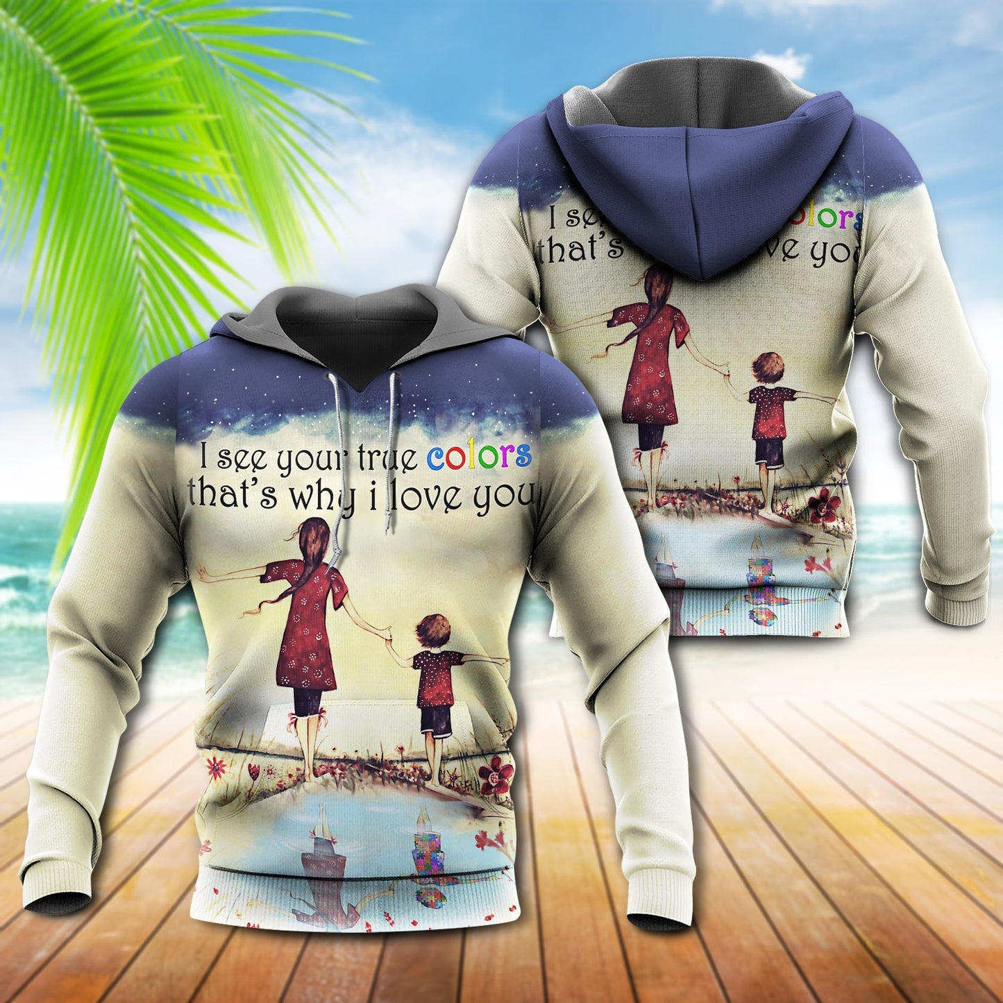 Autism True Colors Hoodie For Meaningful Gatherings Casual Style And Thoughtful Gifts