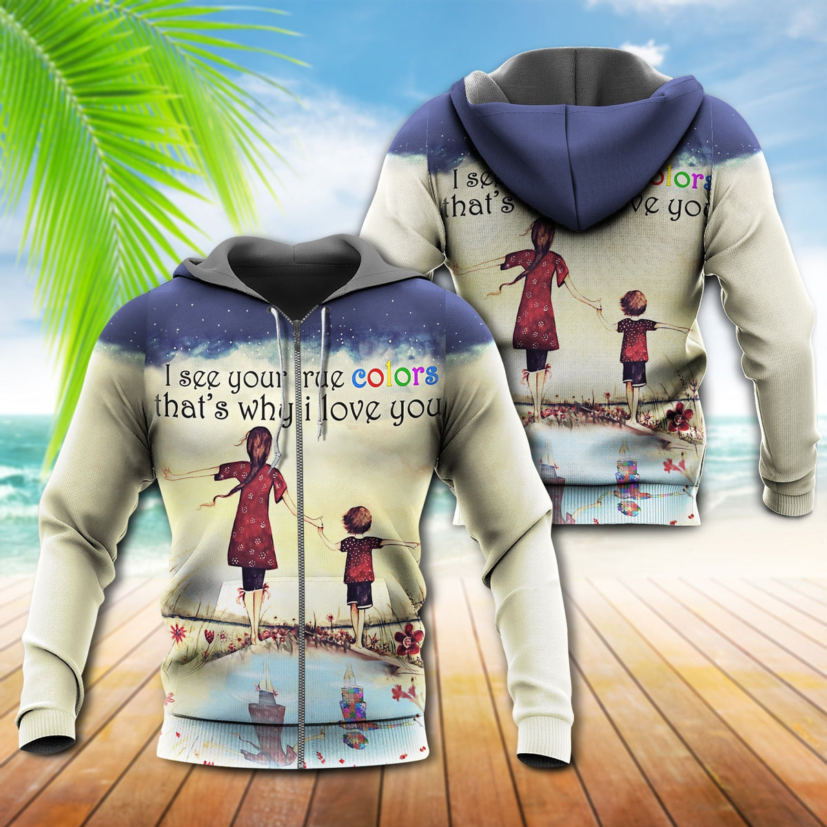 Autism True Colors Hoodie For Meaningful Gatherings Casual Style And Thoughtful Gifts