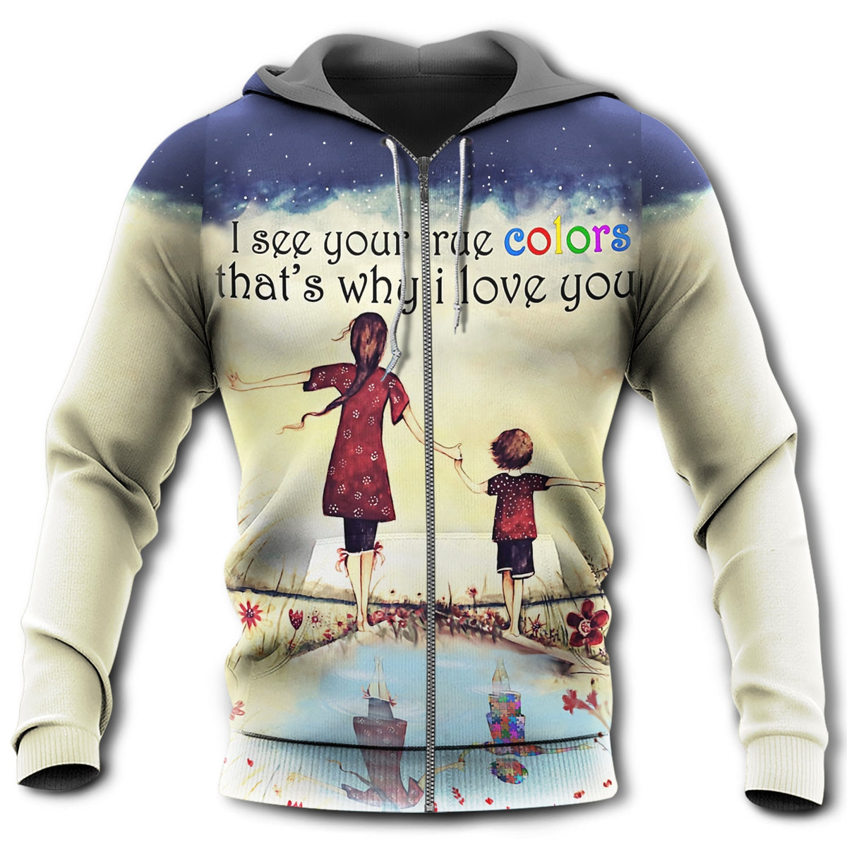 Autism True Colors Hoodie For Meaningful Gatherings Casual Style And Thoughtful Gifts