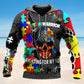 Autism Warrior Support Hoodie For Supportive Everyday Style Seasonal Events And Gifting