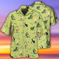 Cute Avocado Hawaiian Shirt With Detailed Graphic For Warm Weather Adventures Parties And Daily Comfort